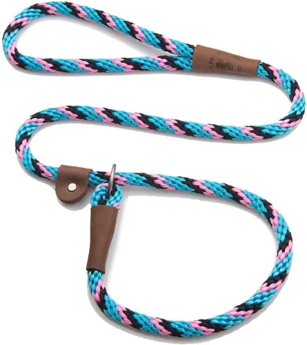 Miniatura 33 de Mendota - Correa deslizante para mascotas, combo de correa y collar para perro, fabricado en los Estados Unidos, amatista, 1/2 pulgadas x 4 pies