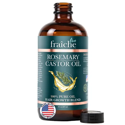 Miniatura 9 de Aceite de Ricino Orgánico (16oz) - Botella de Aceite de Ricino Orgánico Puro, Hexano Libre, Prensado en Frío, Sin Refinar - Aceite Natural