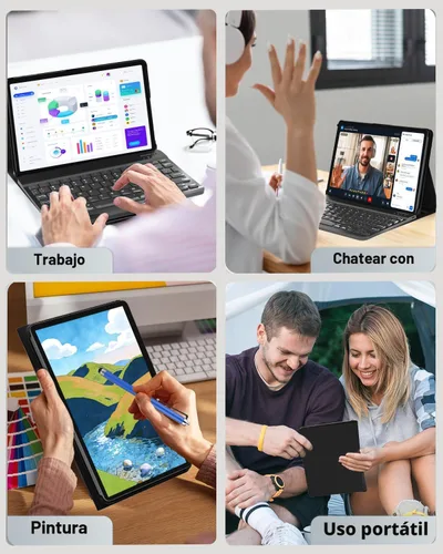 Miniatura 8 de Tablet Android 16 de 11 pulgadas, 32 GB de RAM + 128 GB de ROM (expansión de 1 TB), procesador T7280 Octa-Core 2.2GHz, pantalla IPS FHD+ de 90 Hz