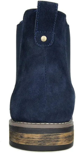 Miniatura 5 de Bruno Marc - Botines tipo Chelsea de gamuza y piel para hombre