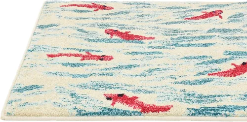 Miniatura 8 de Alfombra moderna Positano de estilo costero de Loom, Polipropileno, Beige