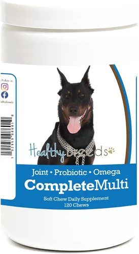 Miniatura 31 de Healthy Breeds Boxer todo en uno multivitamínico suave masticable 120