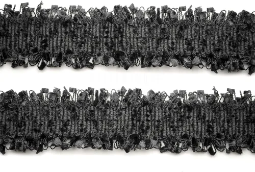 Miniatura 11 de CRAFTMEMORE Cinta de encaje de tweed de lujo, adornos de tela bordados, apliques bordados, manualidades de costura para disfraces