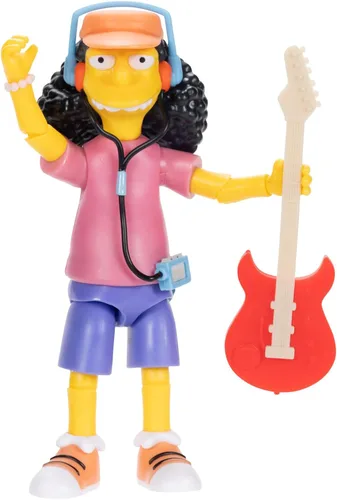 Miniatura 5 de JAKKS Pacific Disney - Figuras de acción de Los Simpson, paquete de 4 figuras coleccionables de 5 pulgadas de Wave 1, Homer, Bart, Groundskeeper
