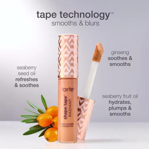 Miniatura 8 de Corrector radiante Tarte Shape Tape – Cobertura media, acabado radiante para corrector debajo de los ojos para ojeras, líneas finas, enrojecimiento