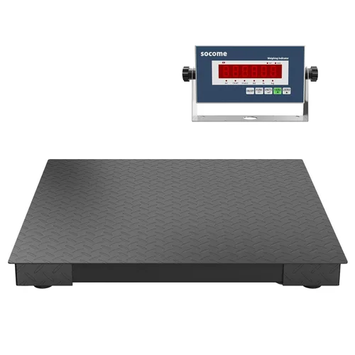 Báscula industrial de suelo de 36 x 36 pulgadas, báscula de almacén de alta resistencia con indicador digital, báscula de palé precisa para pesaje