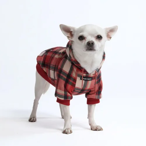 Miniatura 84 de Spark Paws Sudadera con capucha para perro, suéter de primera calidad para perros pequeños, medianos y grandes Trajes cálidos para bulldogs