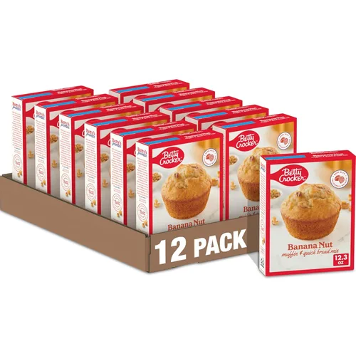 Miniatura 23 de Betty Crocker - Wild Blueberry Muffin and Quick Bread Mix (muffin de arándanos silvestres y mezcla rápida de pan), 16.9 onzas