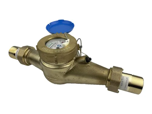 Miniatura 17 de DAE Medidor de agua caliente sin plomo MJ-75R NTEP, acoplamientos NPT de 3/4", salida de pulso, galón