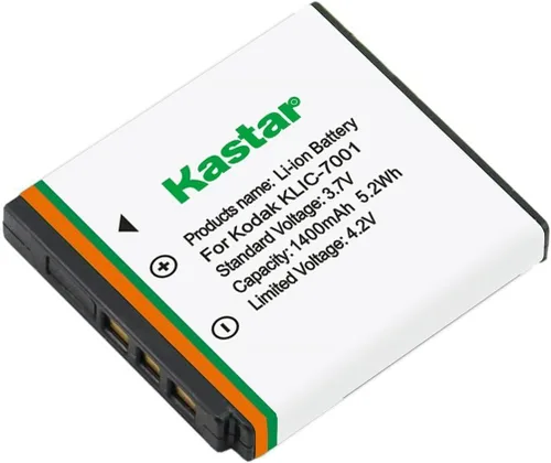 Kastar Batería para Kodak KLIC-7001, K7001 y Kodak EasyShare M320, M340, M341, M753 Zoom, M763, M853 Zoom, M863, M893 es, M1063, M1073 es, V550,
