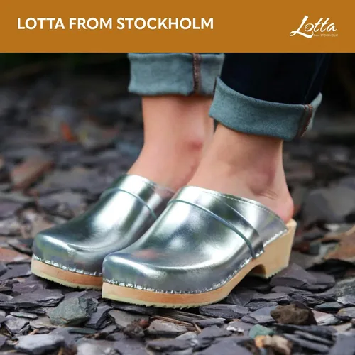 Miniatura 6 de Lotta From Stockholm Zuecos suecos Zuecos clásicos en plata
