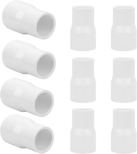Miniatura 14 de Paquete de 2 adaptadores de acoplamiento reductor de PVC DWV de 3 x 2 pulgadas (enchufe x zócalo) Schedule 40 PVC DWV Reductor Acoplamiento