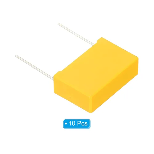 Miniatura 3 de PATIKIL Condensadores de seguridad, paquete de 10 unidades 0.68uF AC 310V 0.886 in Pin Pitch 1.063x0.669x0.354 in Kit surtido de condensadores