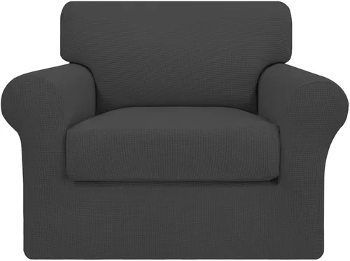 Miniatura 21 de Easy-Going - 4 piezas de funda elástica para sofá de gran tamaño para perros, lavable, para 3 cojines separados, protector de muebles elástico