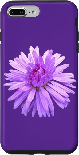 Miniatura 9 de iPhone 15 Purple flower, purple flower, floral tendril floral pattern Case