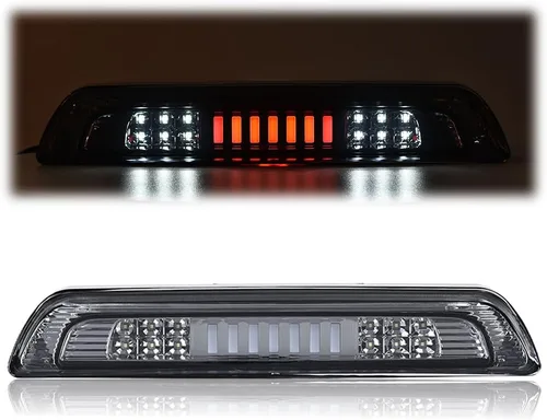 Miniatura 16 de G-PLUS Tercera tercera luz de carga de freno compatible con Nissan Frontier Pickup 2001-2004 Centro de techo trasero de montaje alto Lámparas 01-04