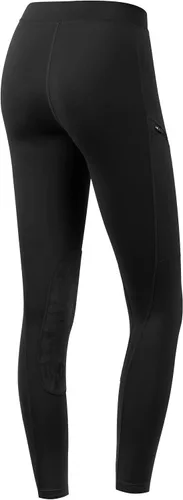 Miniatura 2 de Willit Pantalones de equitación para niñas, pantalones ecuestres para niños, parches de rodilla, mallas escolares con bolsillos con cremallera