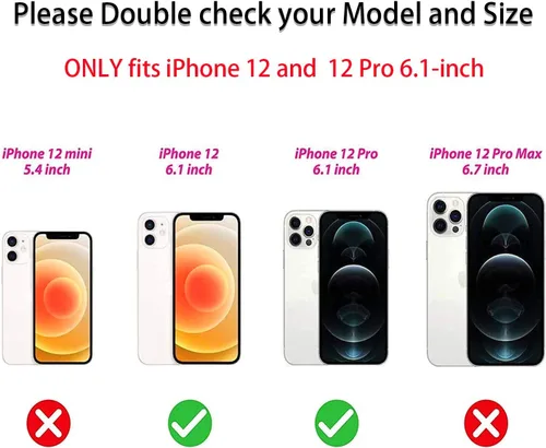 Miniatura 2 de J.west - Funda compatible con iPhone 12/12 Pro de 6.1 pulgadas, elegante y transparente, con estampado de leopardo y guepardo, diseño nacarado