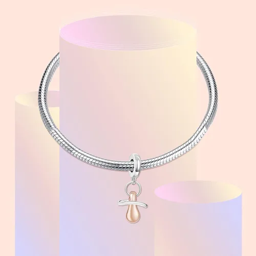 Miniatura 5 de LaMenars Happy Birthday Heart Charm for Bracelets 925 Silver Beads for Women's Bracelets & Necklaces Balloon & Cake Dangle Pendant for Mother's Day
