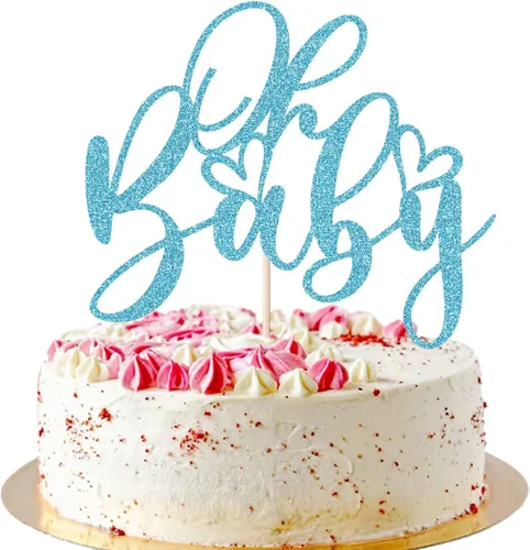 Miniatura 25 de Decoración de bienvenida para tartas de bebé niña, baby shower, baby shower, recién nacida, espectáculo de género para niña, decoración de fiesta
