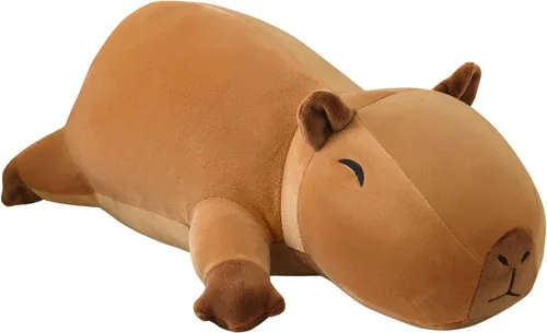 Miniatura 14 de SQEQE Peluche de ajolote con peso, animal de peluche de ajolote con peso, lindo juguete de almohada rosa suave, regalo para niños y adultos, 9.8