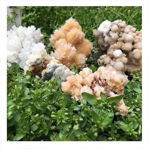 Piedras de cristal de estalactita ásperas naturales en racimo de calcita mineral para curación, 1 unidad (3.53 oz-7.05 oz)