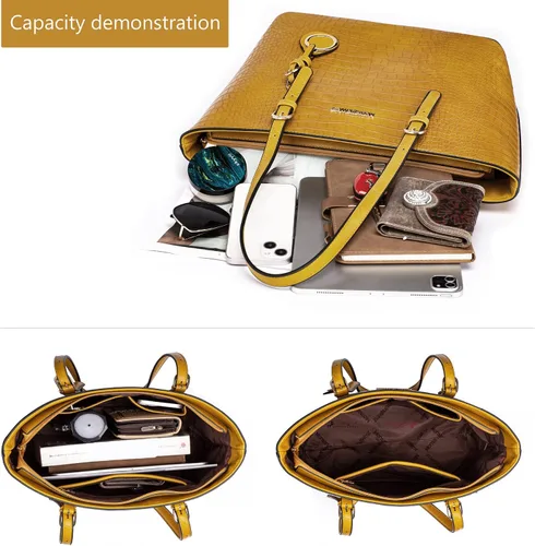 Miniatura 3 de Juego de bolsos para mujer, bolso de mano para mujer, bolso de hombro grande y mediano, bolso de hombro, bolso de 2 piezas