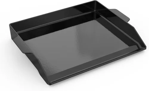 Miniatura 7 de Onlyfire Plancha universal de hierro fundido para parrillas de gas y horno de cocina, plancha plana de BBQ antiadherente con asas para cocinar al