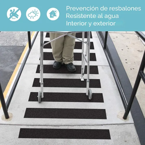 Miniatura 4 de Lifegrip - Cinta de tracción antideslizante, 4 pulgadas x 38 pies, mejor agarre, fricción, adhesivo abrasivo para escaleras, peldaños de pisada