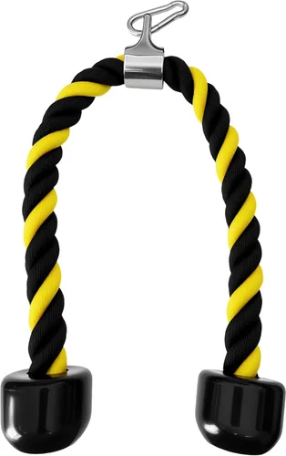 Miniatura 9 de Accesorios de cable de cuerda de tríceps pesados, accesorios de máquina de cable para gimnasio en casa, cuerda de tríceps de nailon para accesorios