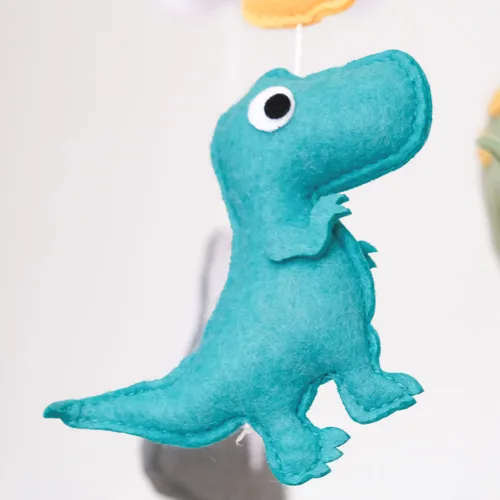 Miniatura 8 de Móvil para cuna de bebé de dinosaurio, móvil de dinosaurio para bebé, decoración de guardería neutra para Pack N Play, para bebé niño y niña