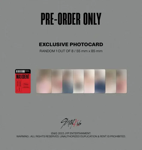 Miniatura 6 de Dreamus Stray Kids - MAXIDENT [CASE ver.] Álbum+Beneficio de preventa (ver al azar)