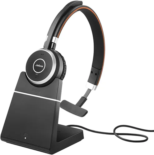 Miniatura 9 de Jabra Evolve 65 SE - Auriculares inalámbricos mono - Auriculares Bluetooth con micrófono de cancelación de ruido, batería de larga duración