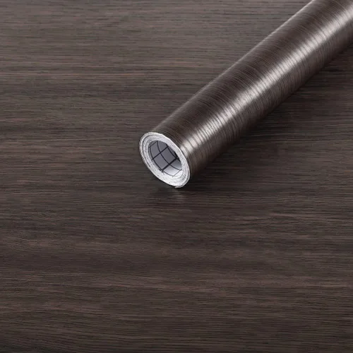 Arthome - Papel de contacto de madera autoadhesivo de nogal marrón, 16.5 x 393 pulgadas, película de vinilo decorativa para encimera, armarios,
