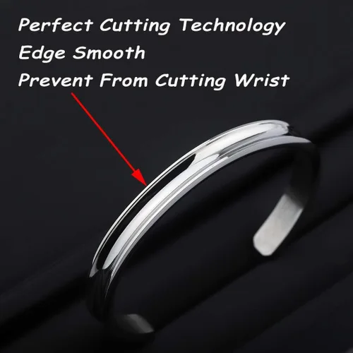 Miniatura 6 de Zuo Bao - Pulsera para banda de pelo, acero inoxidable de alto pulido, para mujeres y niñas