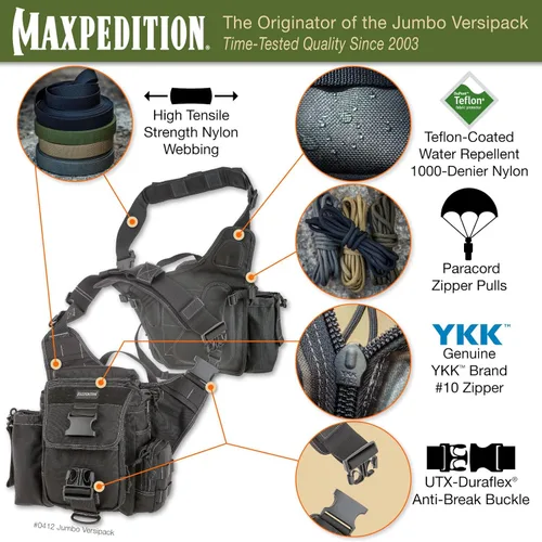Miniatura 4 de Maxpedition Jumbo Versipack