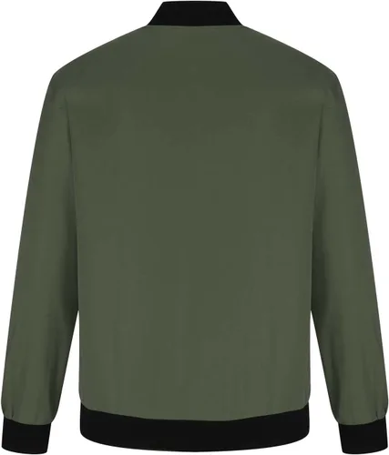 Miniatura 3 de Chaqueta bomber para hombre, ligera, cortavientos, primavera, otoño, con cremallera completa, casual, softshell, con bolsillos