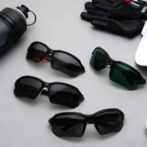 Miniatura 7 de Paquete de 4 lentes de sol deportivos polarizados para mujeres y hombres, protección UV, para correr, ciclismo, pesca, al aire libre