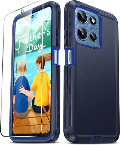 Miniatura 21 de LeYi Funda para Motorola Moto-G-5G-2022: con 2 protectores de pantalla, resistente 3 en 1 MotoG 5G 2022, funda a prueba de golpes para MotoG5G 2022