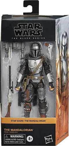 Miniatura 7 de Figura de juguete Star Wars Serie The Black, The Mandalorian de acción, pieza de colección a escala de 15cm, juguetes para niños a partir de 4 años