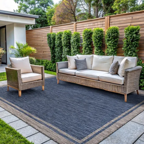 Miniatura 66 de CAMILSON Alfombra para exteriores, alfombras modernas para patios interiores y exteriores, tapetes de cocina y pasillo, alfombra lavable para porche