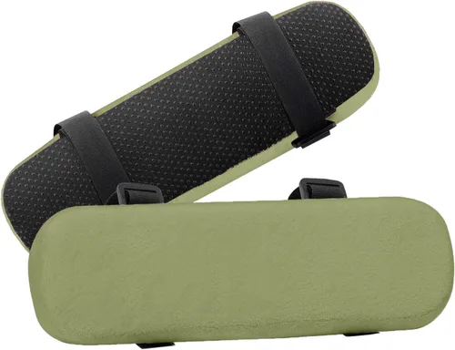 Miniatura 8 de MOSISO Reposabrazos para Silla (Paquete de 2), Fundas de Espuma Viscoelástica para Silla de Casa/Oficina, Cómodas Almohadillas para Brazos de Rosa