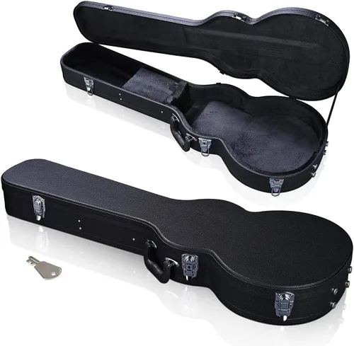 Miniatura 13 de ZeHuoGe Guitar Cases Hard Shell for Acoustic Guitars, Blakc Wooden Case for 41" Acoustic Guitar Wooden Hard Shell Case Lockable (For Acoustic Guitar)
