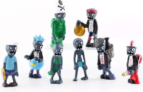Miniatura 2 de JHESAO Juego de 17 juguetes de plantas PVZ, figuras de la serie Zombies PVZ, juguetes de PVC de felpa, gran regalo para niños y fanáticos