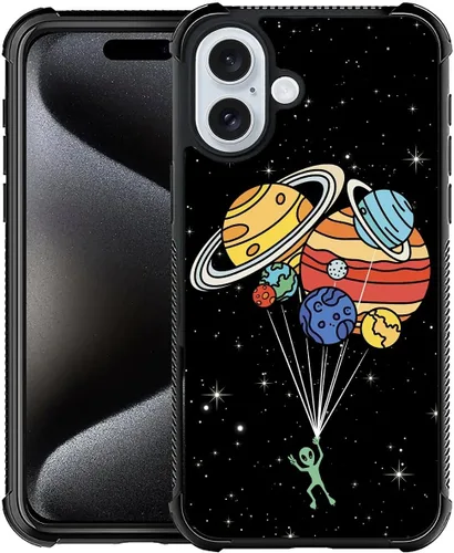 Miniatura 24 de Funda compatible con Google Pixel 4A 5G, sistema solar de globo alienígena, diseño de patrón increíble, a prueba de golpes, antiarañazos, carcasa