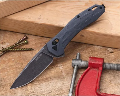 Miniatura 8 de Cuchillo de bolsillo Kershaw Covalent, cerradura DuraLock, mecanismo de apertura KVT con hoja de punta en gota, tamaño mediano para uso diario
