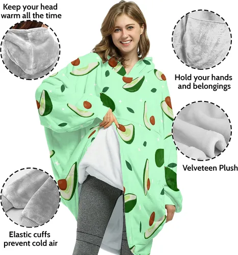 Miniatura 3 de Warmstorey Manta con Capucha Portátil para Mamá Esposa La Mejor Sudadera de Todos los Tiempos - Regalo de Navidad del Esposo Hija Aniversario