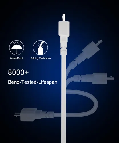 Miniatura 2 de Itramax Cable de carga Blink Mini de 15 pies con adaptador de pared (1 unidad) no para Blink Mini 2, cable de extensión de carga de cámara frontal
