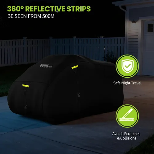 Miniatura 4 de Cubierta 600D ATV Impermeable de Alta Resistencia, Portátil, para 4 Ruedas, Impermeable al Aire Libre, Cubierta Quad para Todo Tipo de Clima