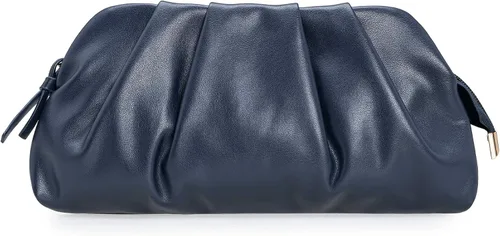 Miniatura 20 de CHARMING TAILOR Bolso tipo sobre elegante de cuero vegano suave con pliegues de PU para mujer